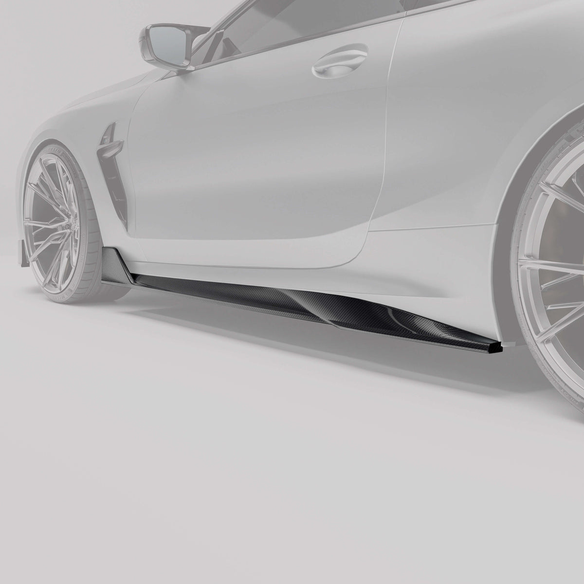 Revozport Side Skirts BMW M8 F91 F92 G14 G15 Carbon Fiber Side Skirts