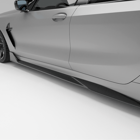 Revozport Side Skirts BMW M8 F93 Carbon Fiber Side Skirts