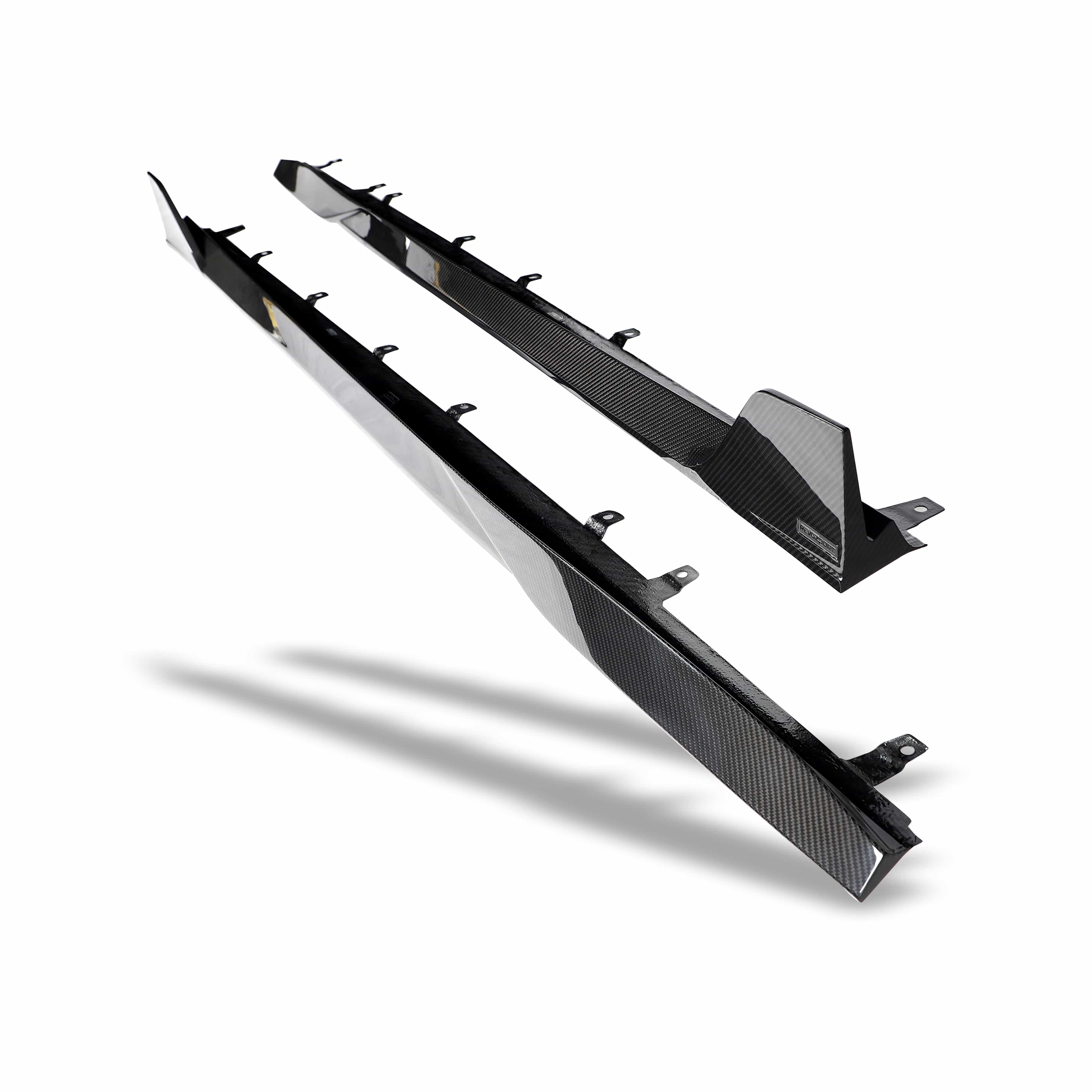 Revozport Side Skirts BMW M8 F93 Carbon Fiber Side Skirts