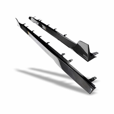 Revozport Side Skirts BMW M8 F93 Carbon Fiber Side Skirts