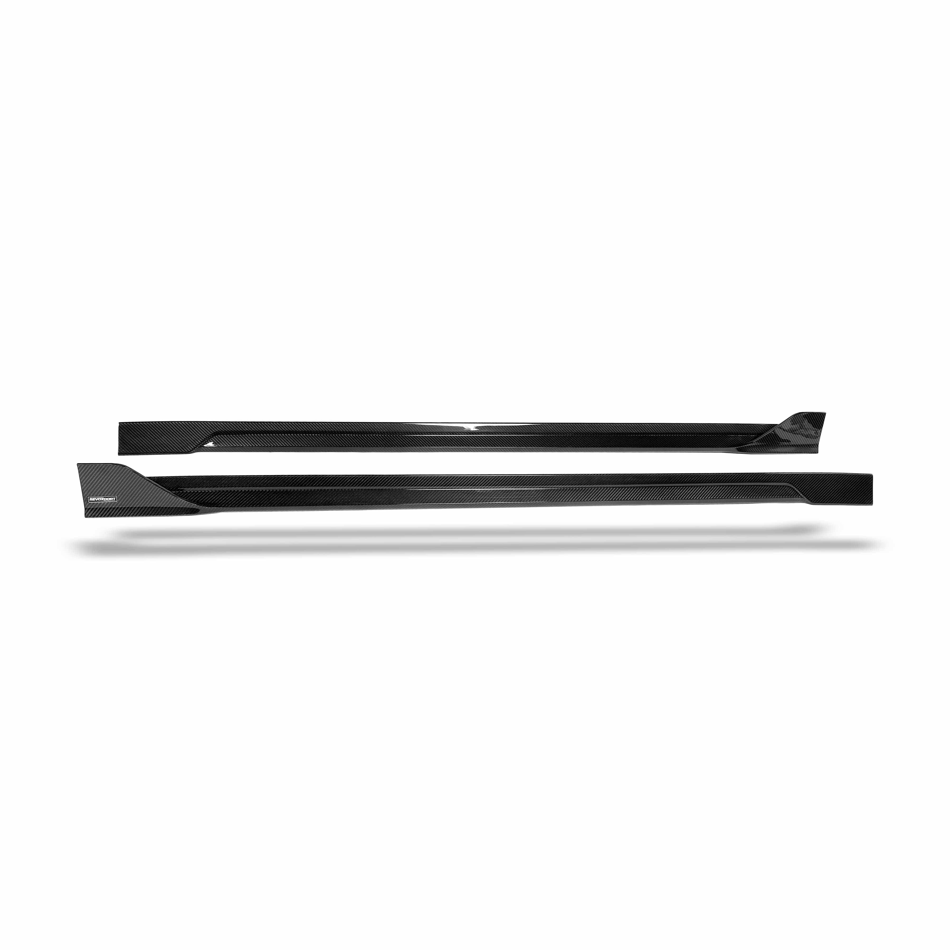 Revozport Side Skirts BMW X4M F98 LCI Carbon Fiber Side Skirts