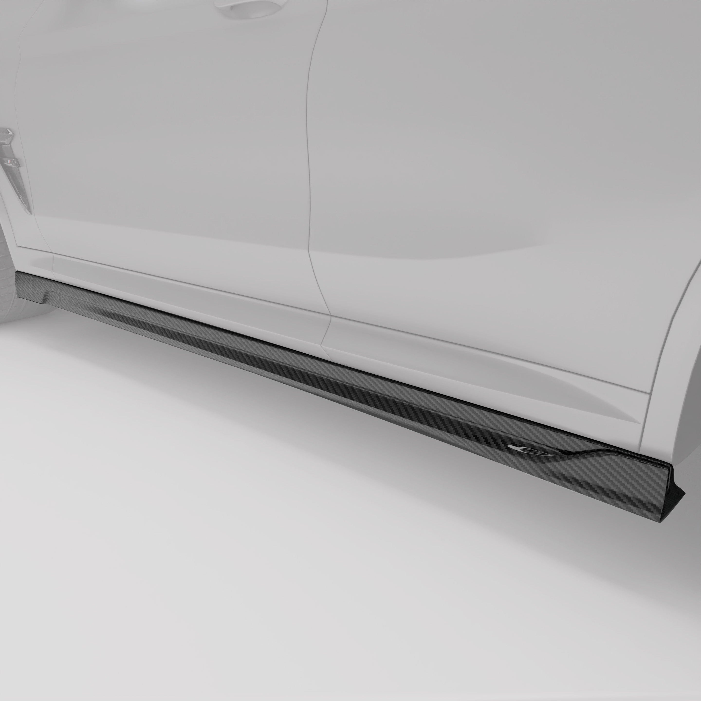 Revozport Side Skirts BMW X4M F98 LCI Carbon Fiber Side Skirts