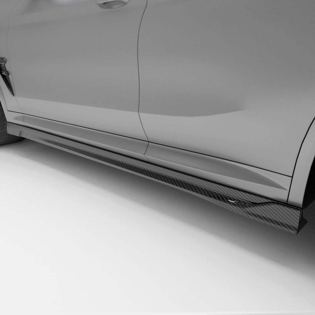 Revozport Side Skirts BMW X4M F98 LCI Carbon Fiber Side Skirts