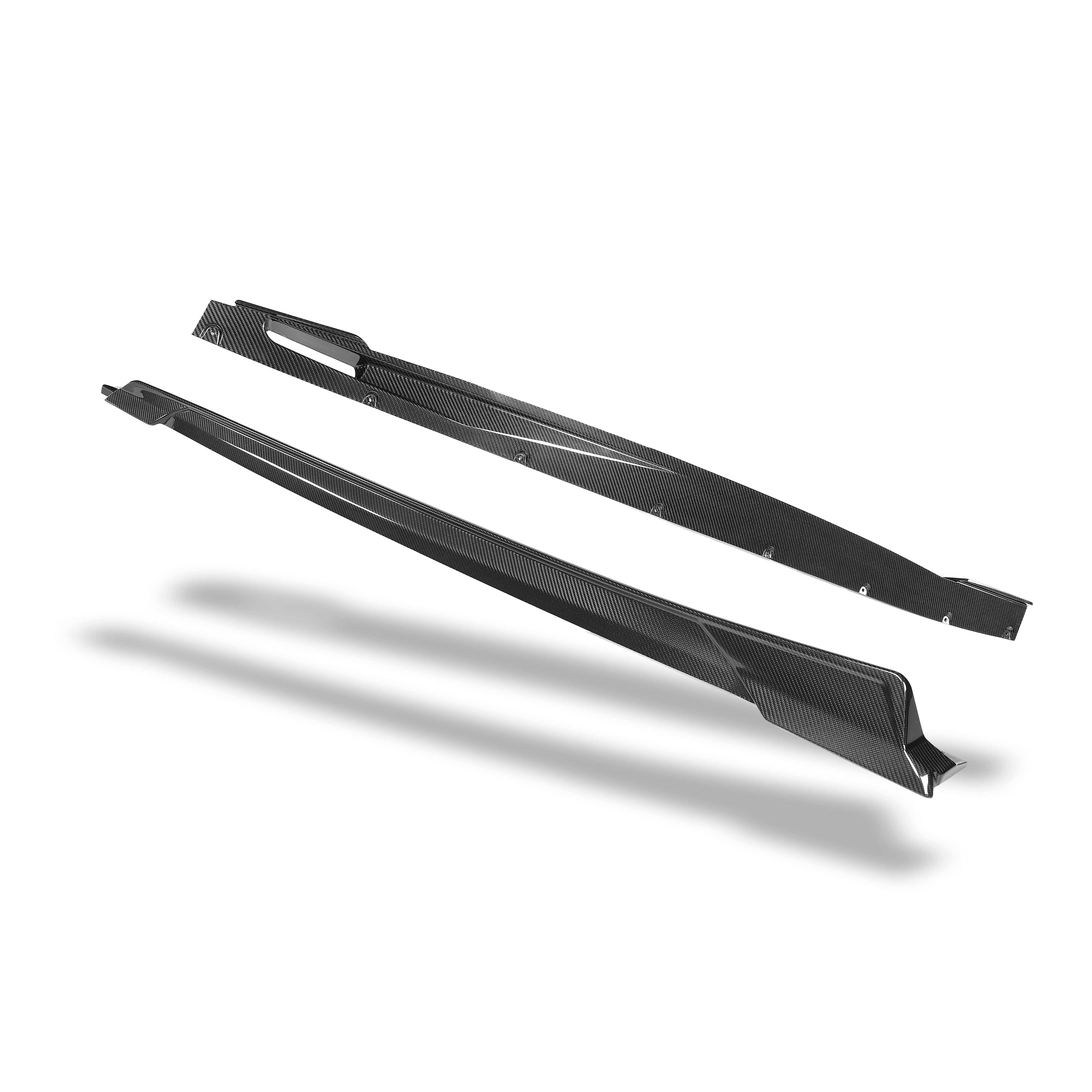 Revozport Side Skirts BMW X5M F95 LCI Carbon Fiber Side Skirts