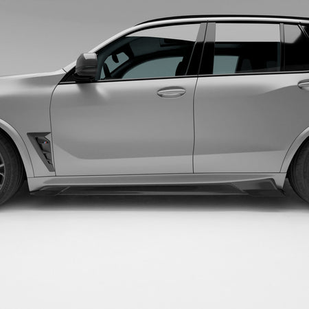 Revozport Side Skirts BMW X5M F95 LCI Carbon Fiber Side Skirts