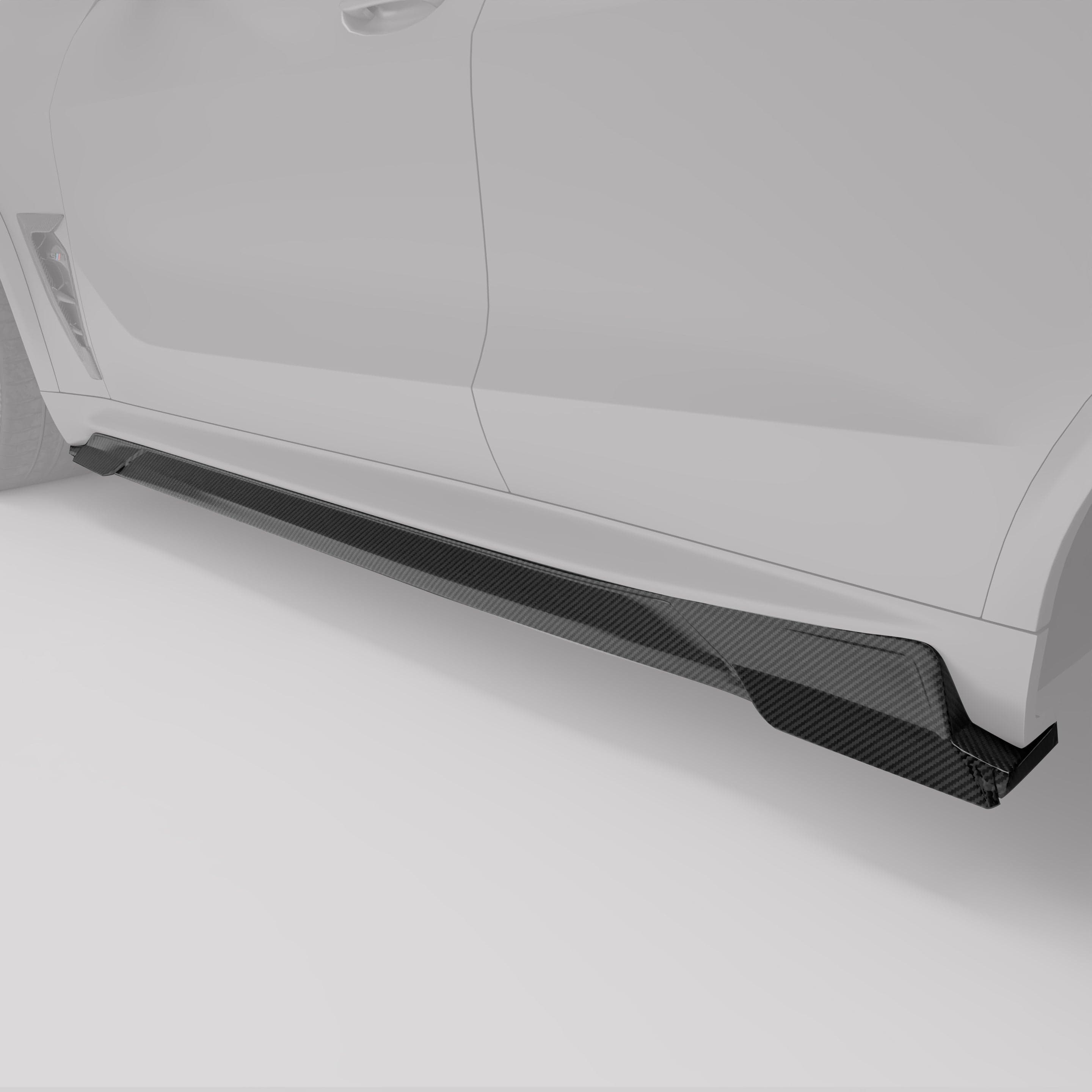 Revozport Side Skirts BMW X5M F95 PRE LCI Carbon Fiber Side Skirts