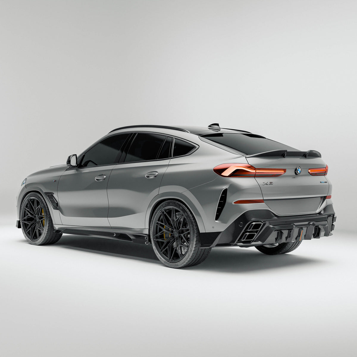 Revozport Side Skirts BMW X6 G06 LCI Carbon Fiber Side Skirts