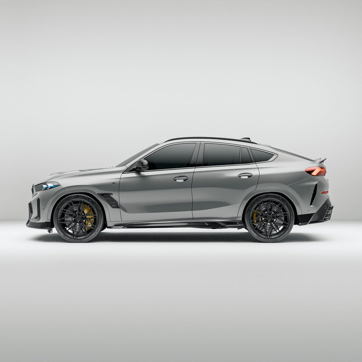 Revozport Side Skirts BMW X6 G06 LCI Carbon Fiber Side Skirts