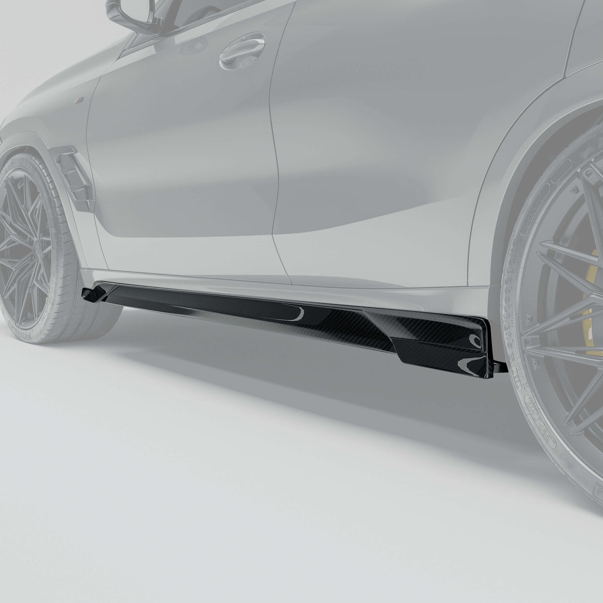 Revozport Side Skirts BMW X6 G06 LCI Carbon Fiber Side Skirts