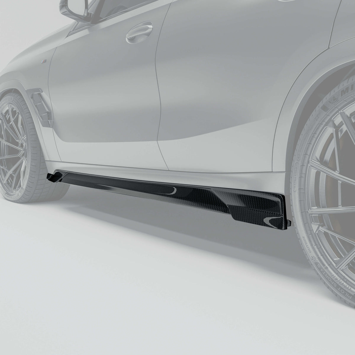 Revozport Side Skirts BMW X6 G06 Pre-LCI Carbon Fiber Side Skirts