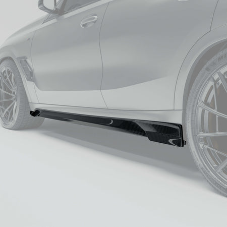 Revozport Side Skirts BMW X6 G06 Pre-LCI Carbon Fiber Side Skirts