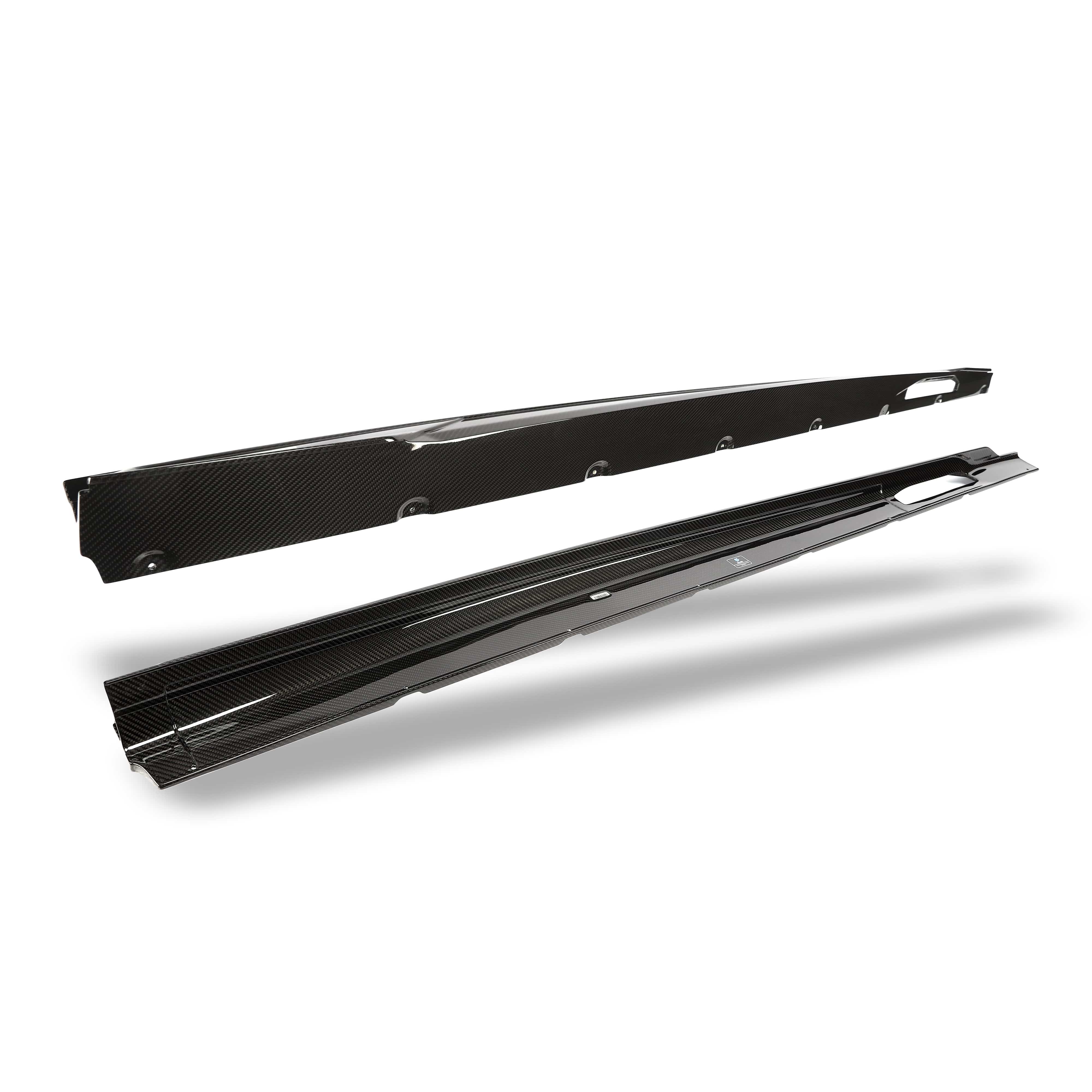 Revozport Side Skirts BMW X6M F96 LCI Carbon Fiber Side Skirts