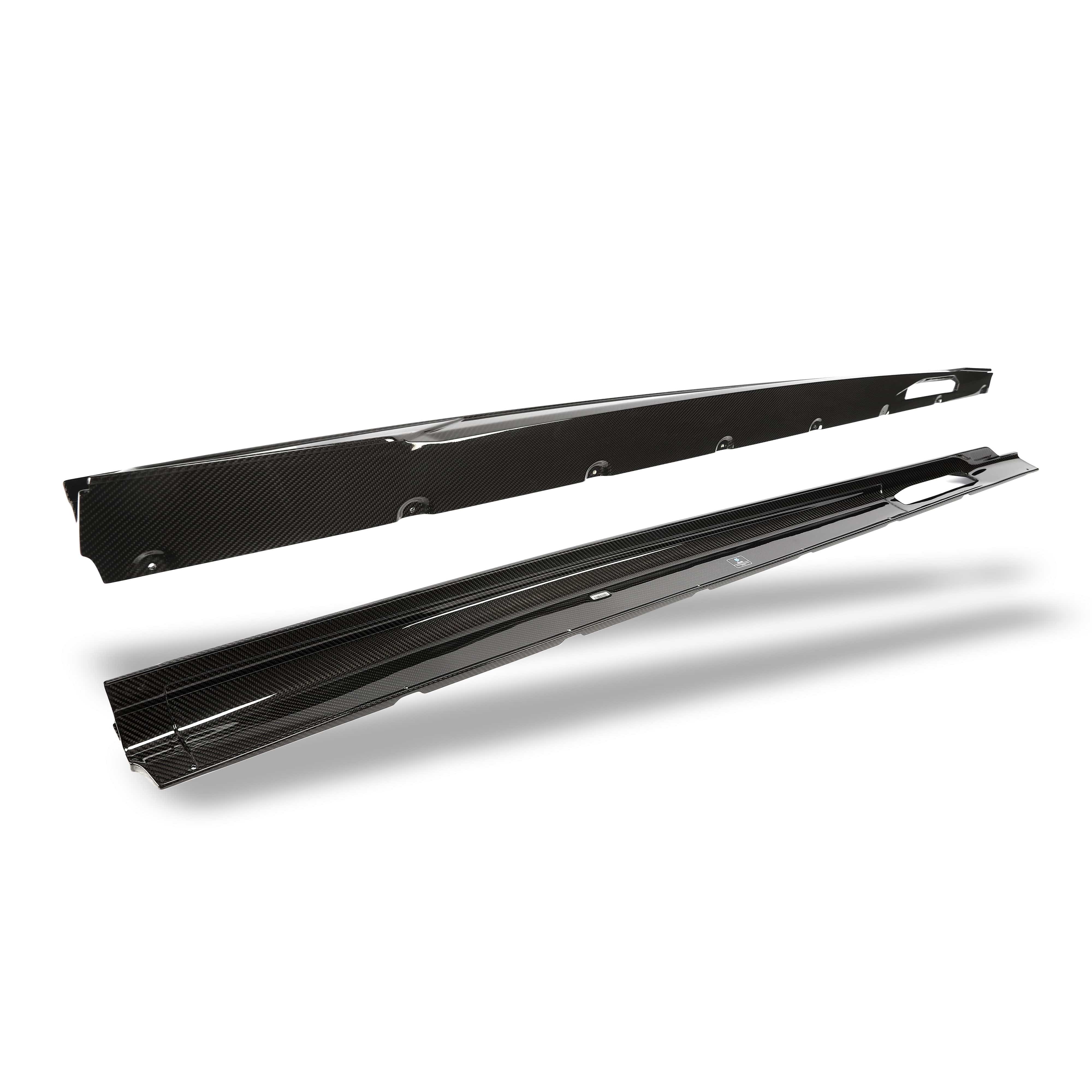 Revozport Side Skirts BMW X6M F96 PRE LCI Carbon Fiber Side Skirts