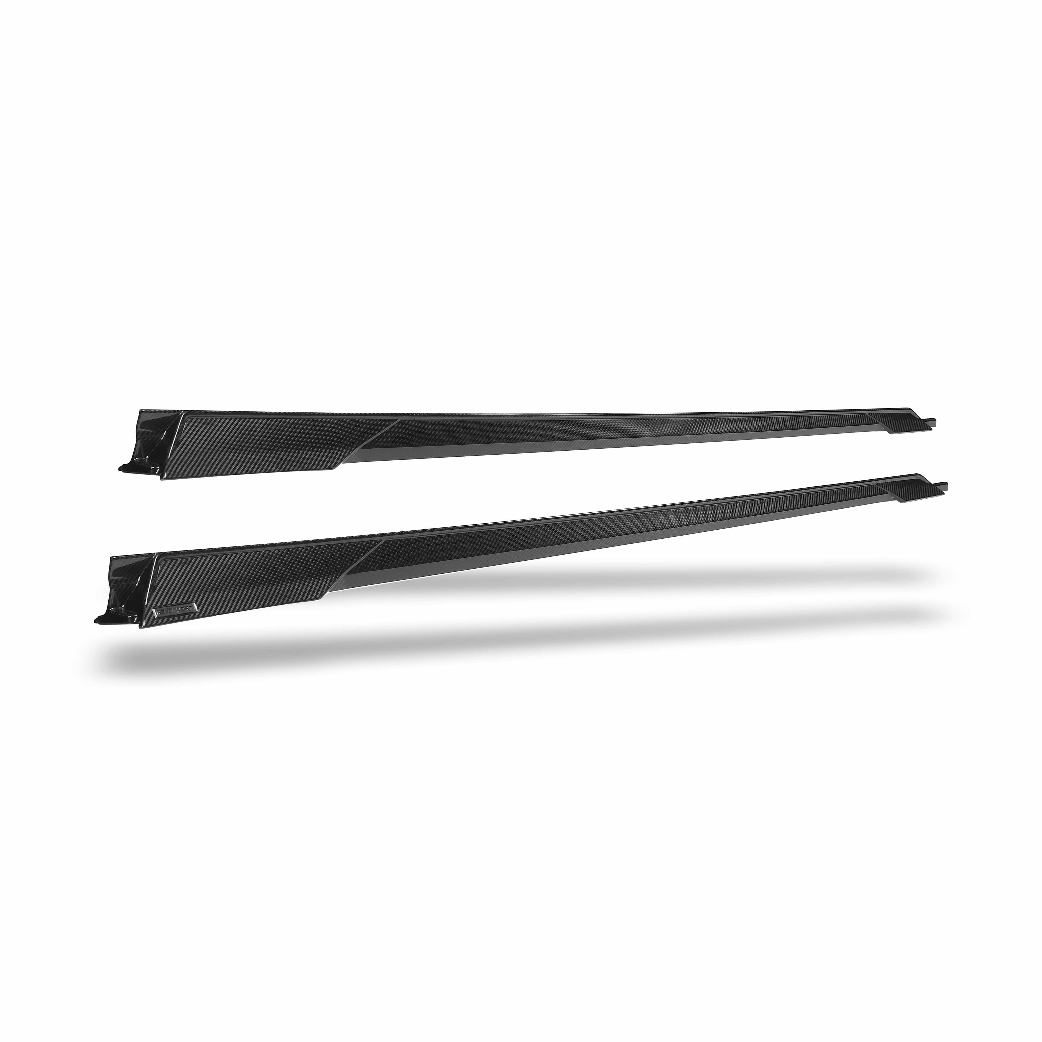 Revozport Side Skirts BMW X6M F96 PRE LCI Carbon Fiber Side Skirts
