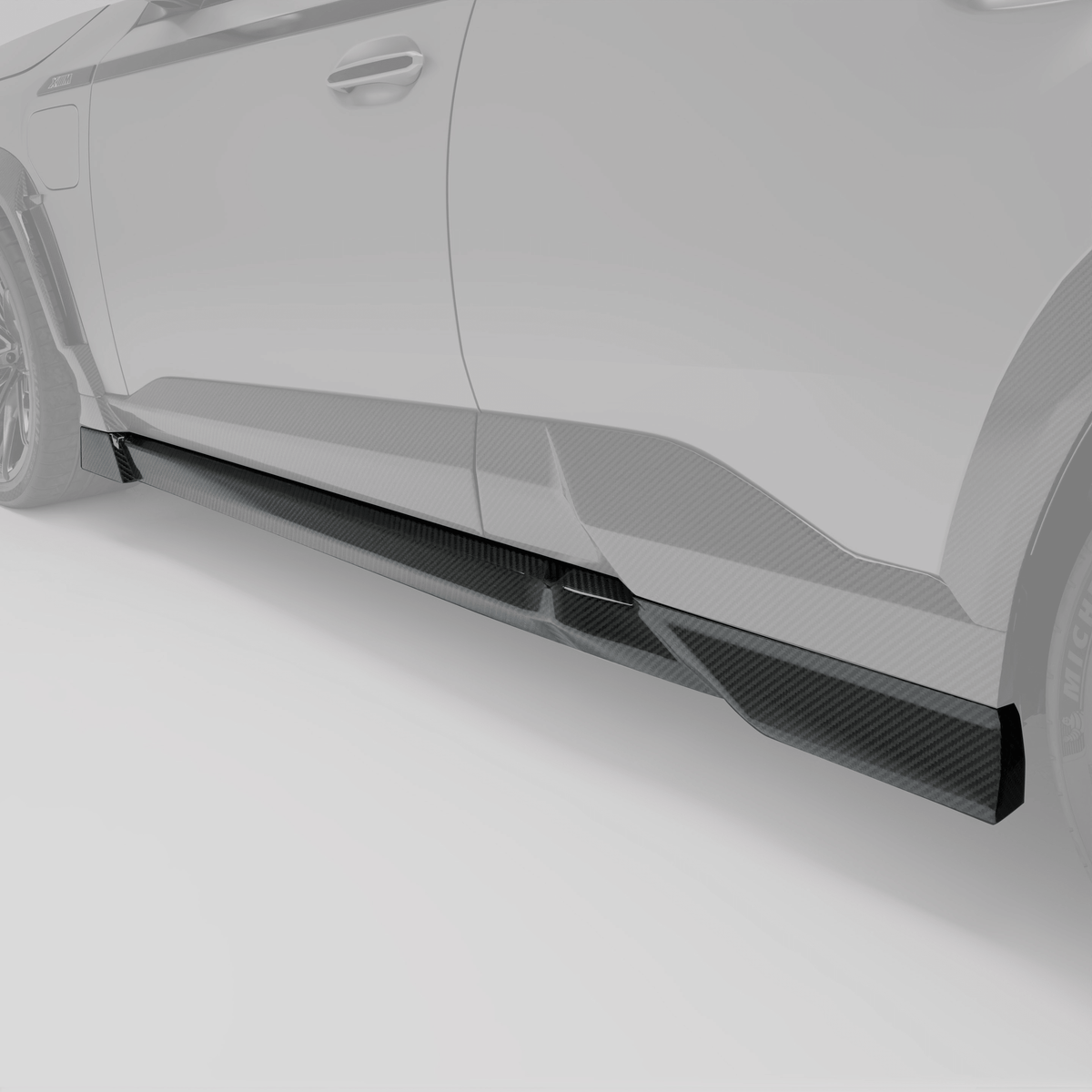 Revozport Side Skirts BMW XM G09 Carbon Fiber Side Skirts