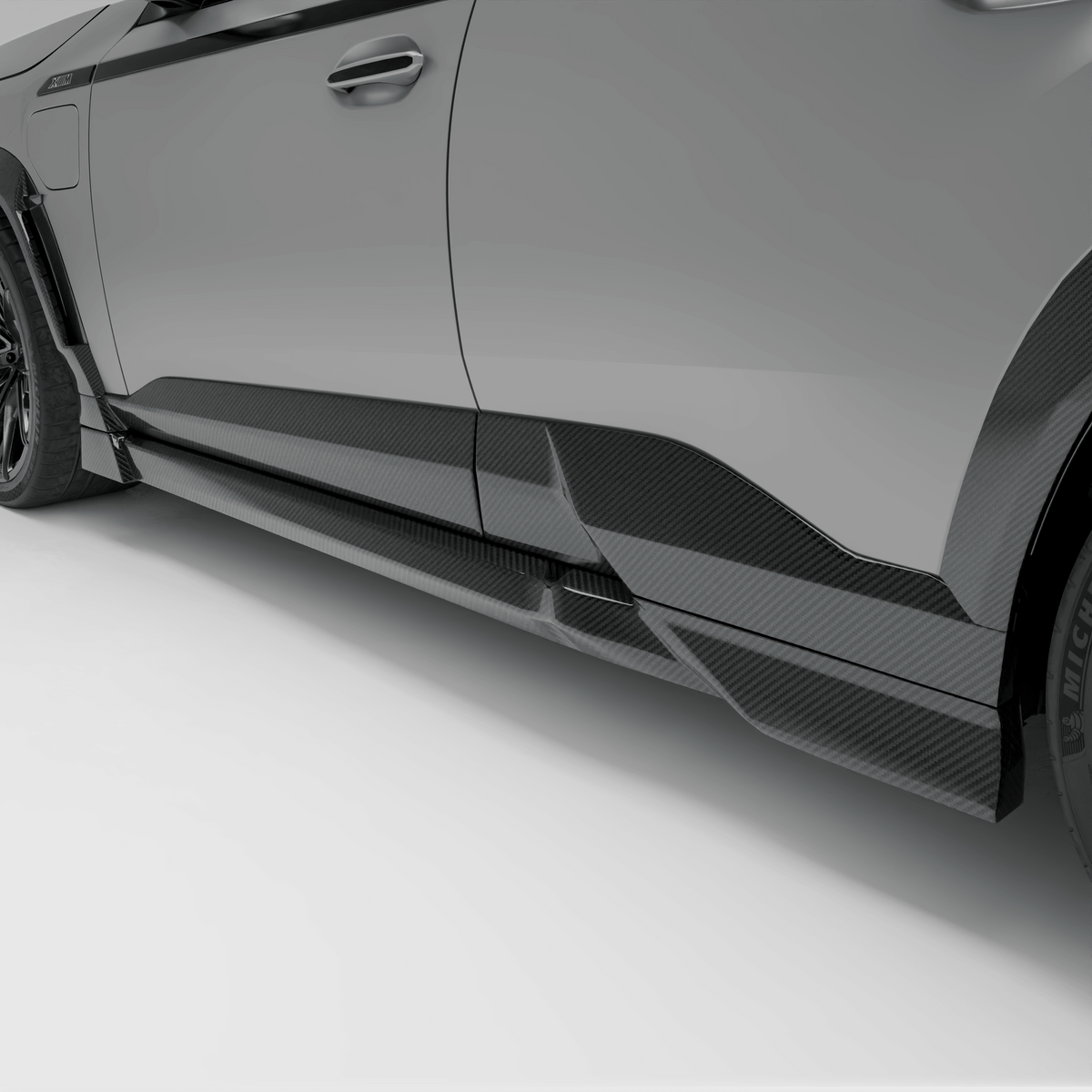 Revozport Side Skirts BMW XM G09 Carbon Fiber Side Skirts