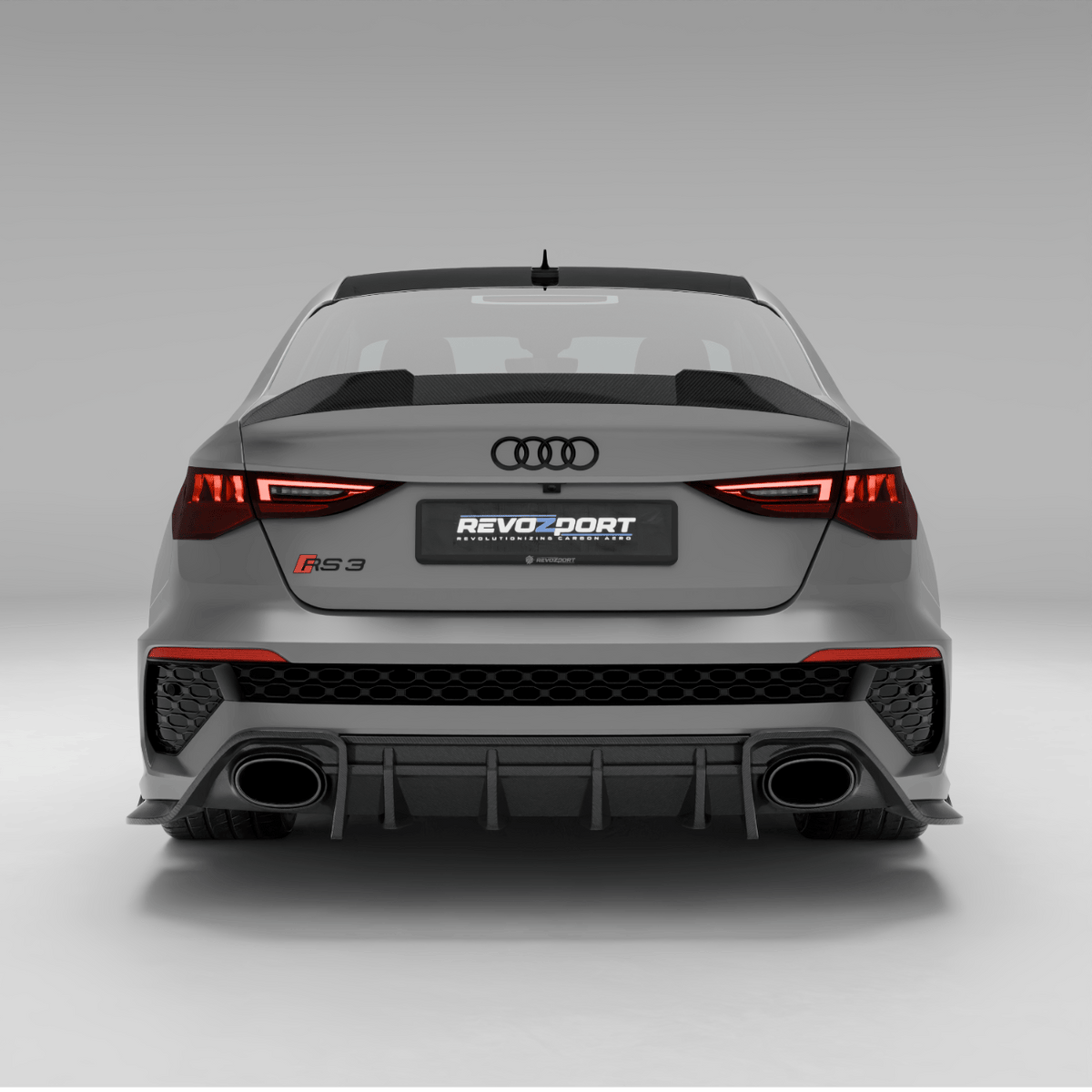 Revozport Spoiler Audi RS3 8Y Limousine Carbon Fiber Spoiler
