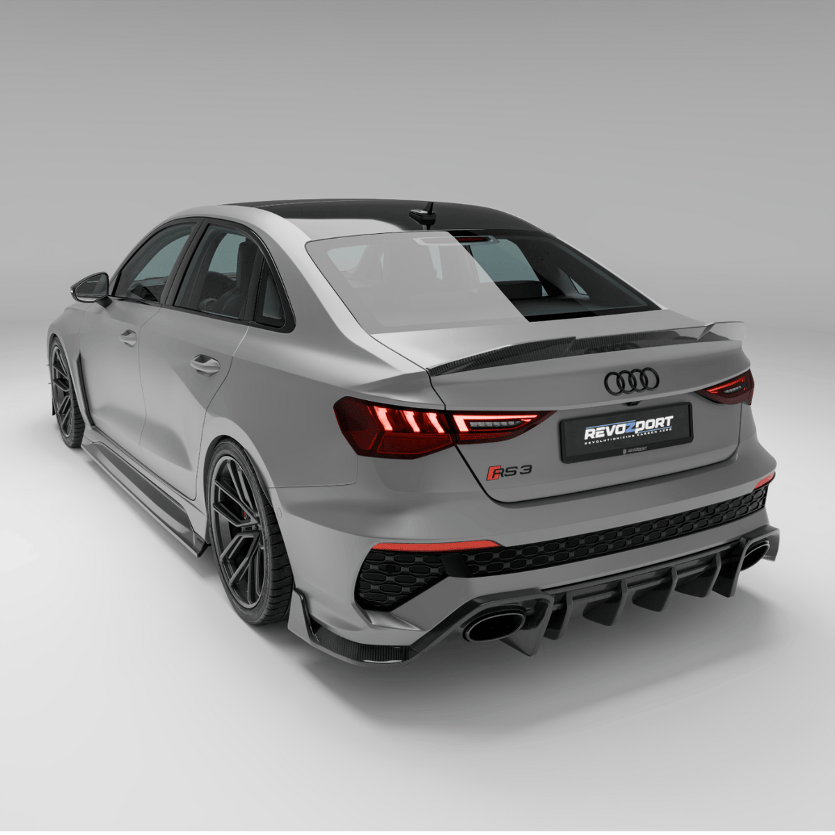 Revozport Spoiler Audi RS3 8Y Limousine Carbon Fiber Spoiler