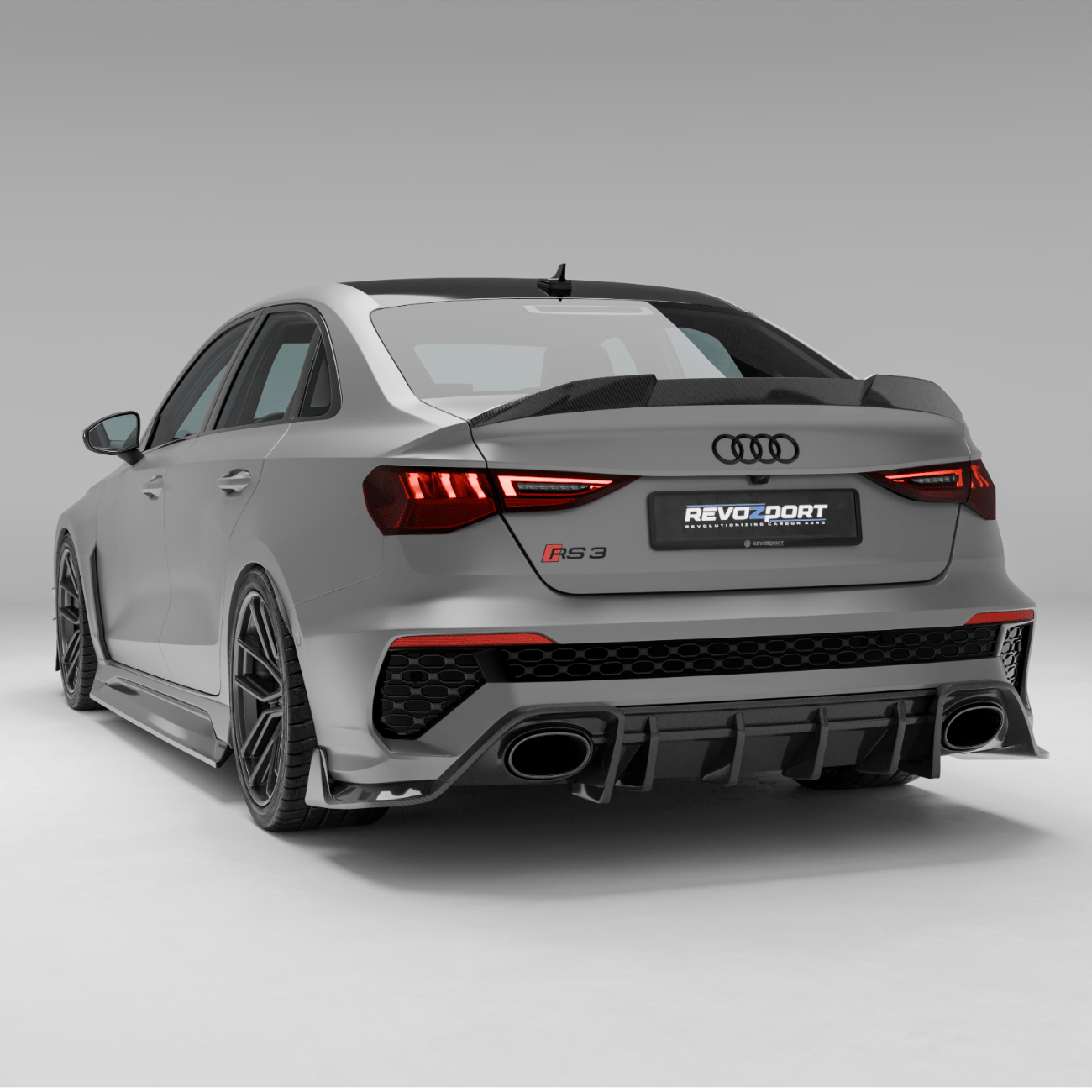 Revozport Spoiler Audi RS3 8Y Limousine Carbon Fiber Spoiler