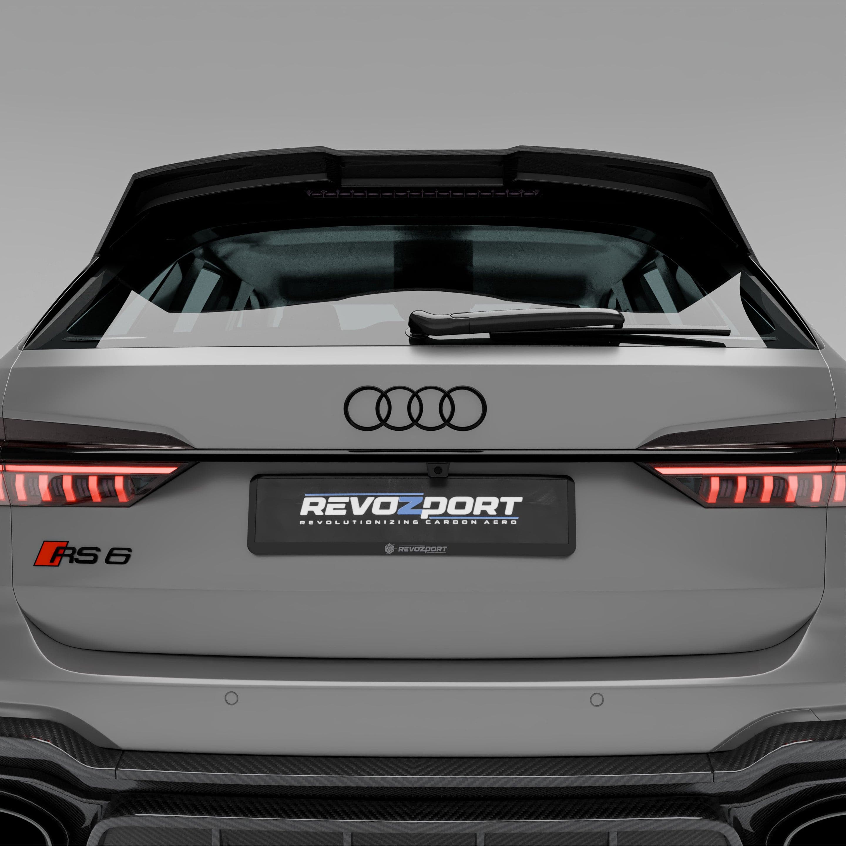 Revozport Spoiler Audi RS6 C8 Carbon Fiber Roof Spoiler