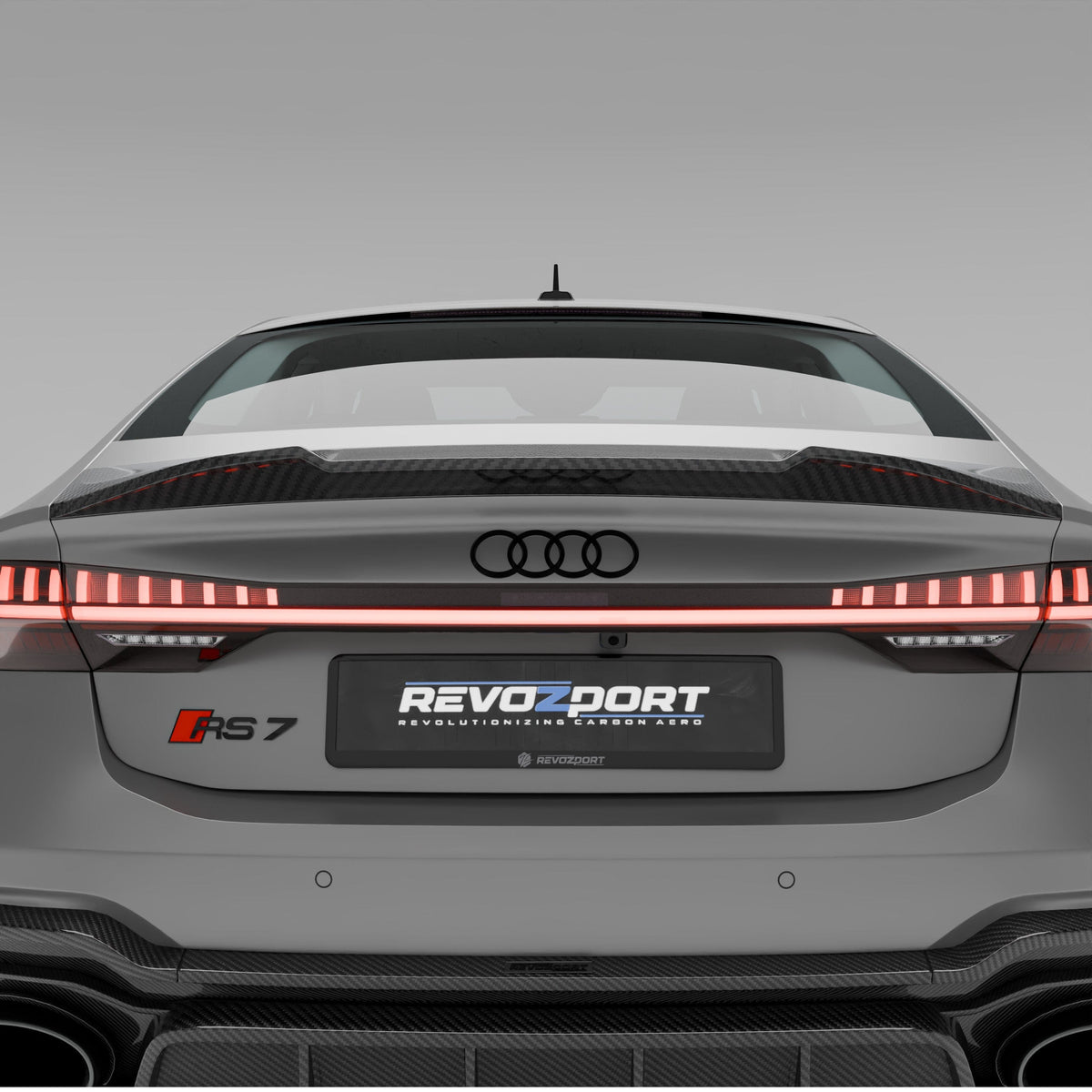Revozport Spoiler Audi RS7 C8 Carbon Fiber Spoiler
