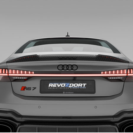 Revozport Spoiler Audi RS7 C8 Carbon Fiber Spoiler