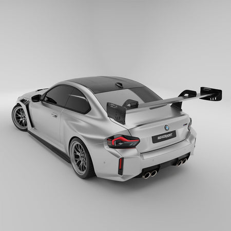 Revozport Spoiler BMW M2 G87 Carbon Fiber Race Rear Wing