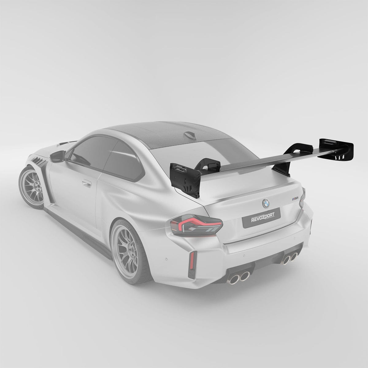 Revozport Spoiler BMW M2 G87 Carbon Fiber Race Rear Wing