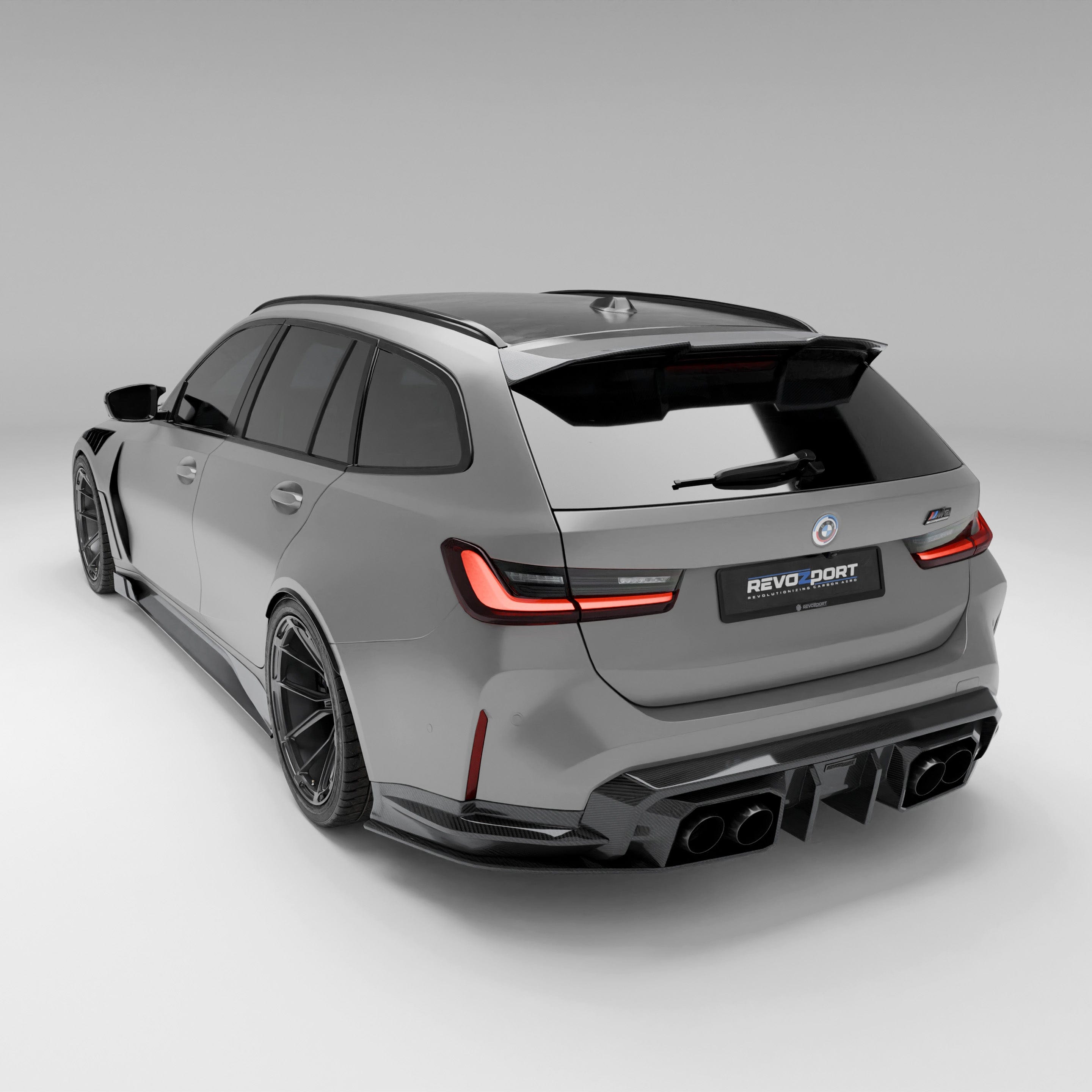 Revozport Spoiler BMW M3 G81 Carbon Fiber Roof Spoiler