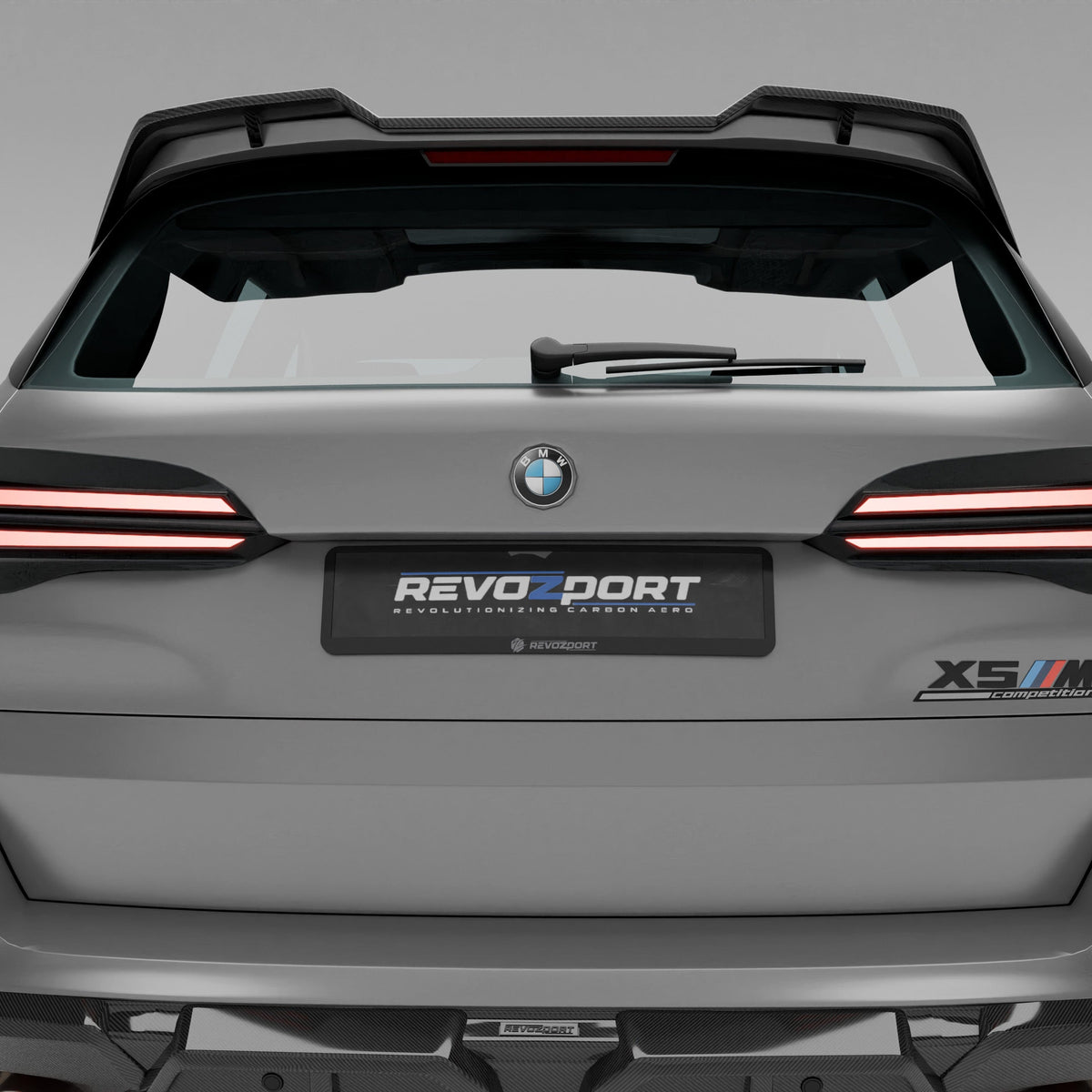 Revozport Spoiler BMW X5M F95 LCI Carbon Fiber Roof Spoiler