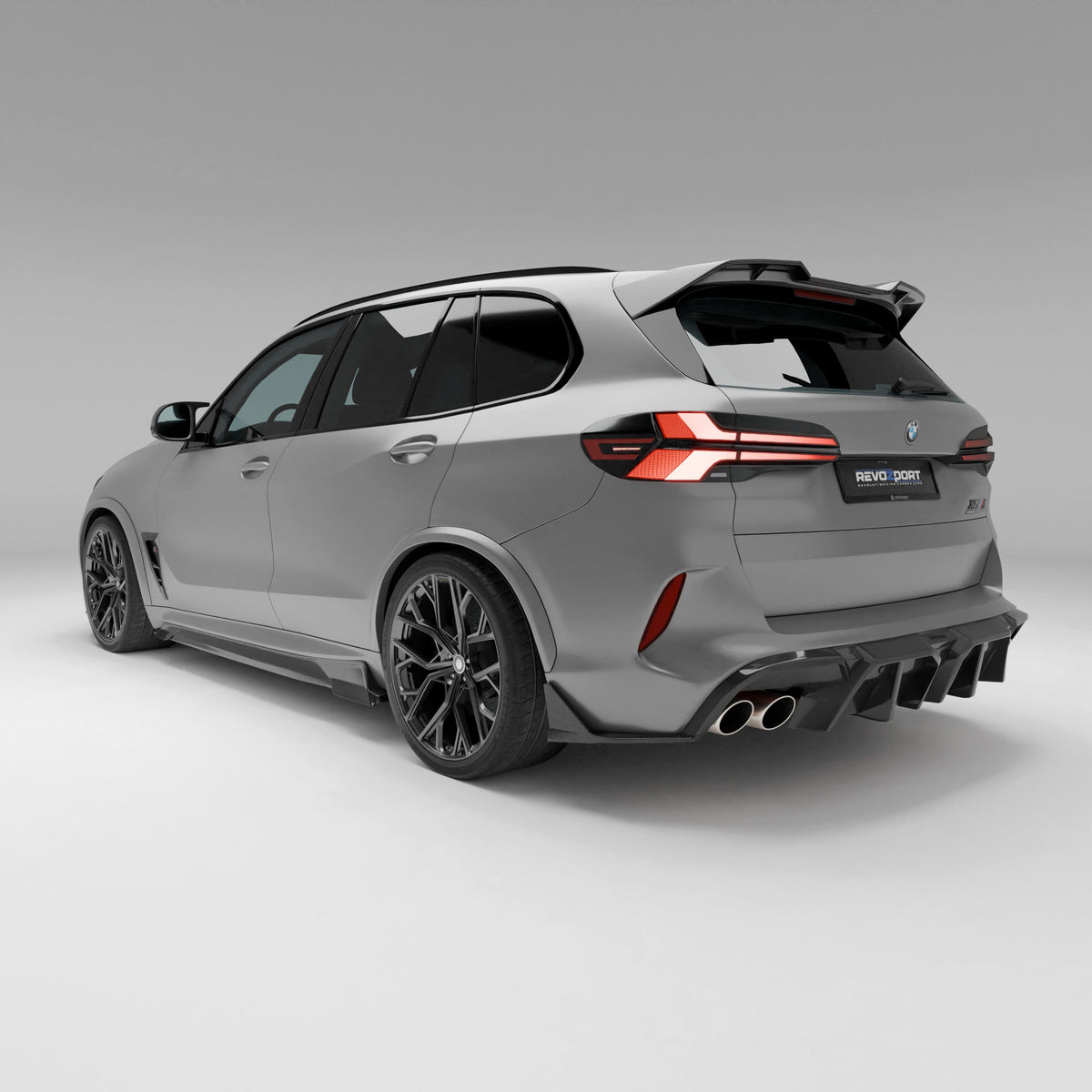 Revozport Spoiler BMW X5M F95 LCI Carbon Fiber Roof Spoiler