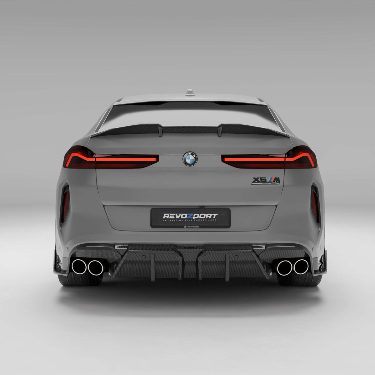 Revozport Spoiler BMW X6M F96 LCI Carbon Fiber Spoiler