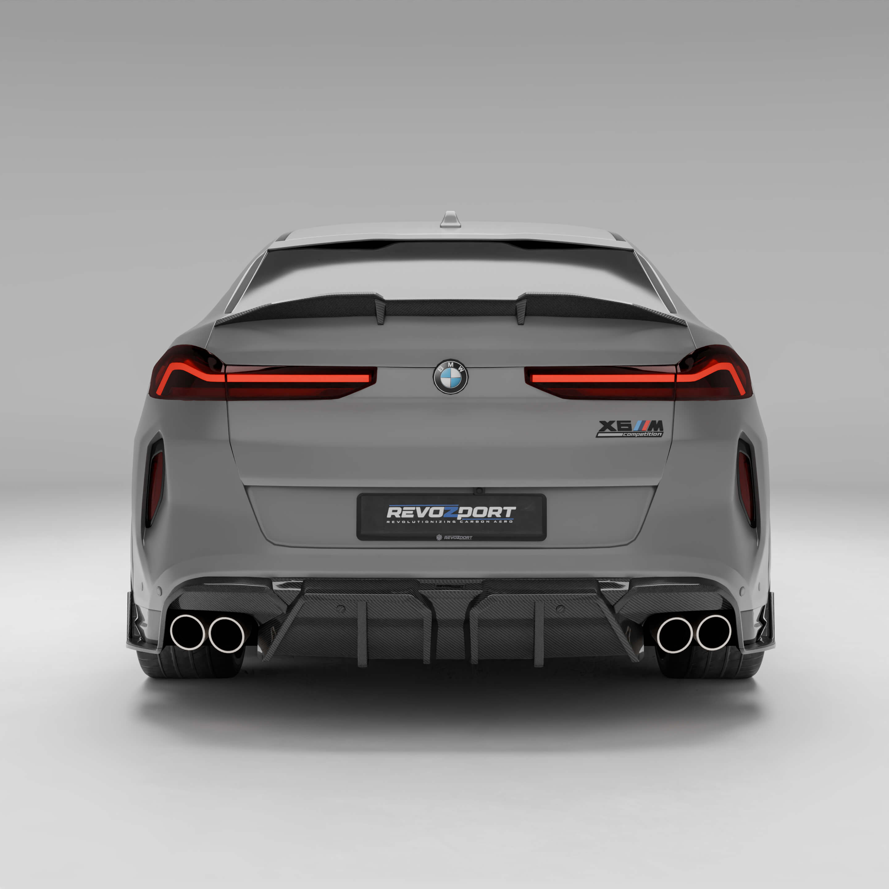 Revozport Spoiler BMW X6M F96 LCI Carbon Fiber Spoiler
