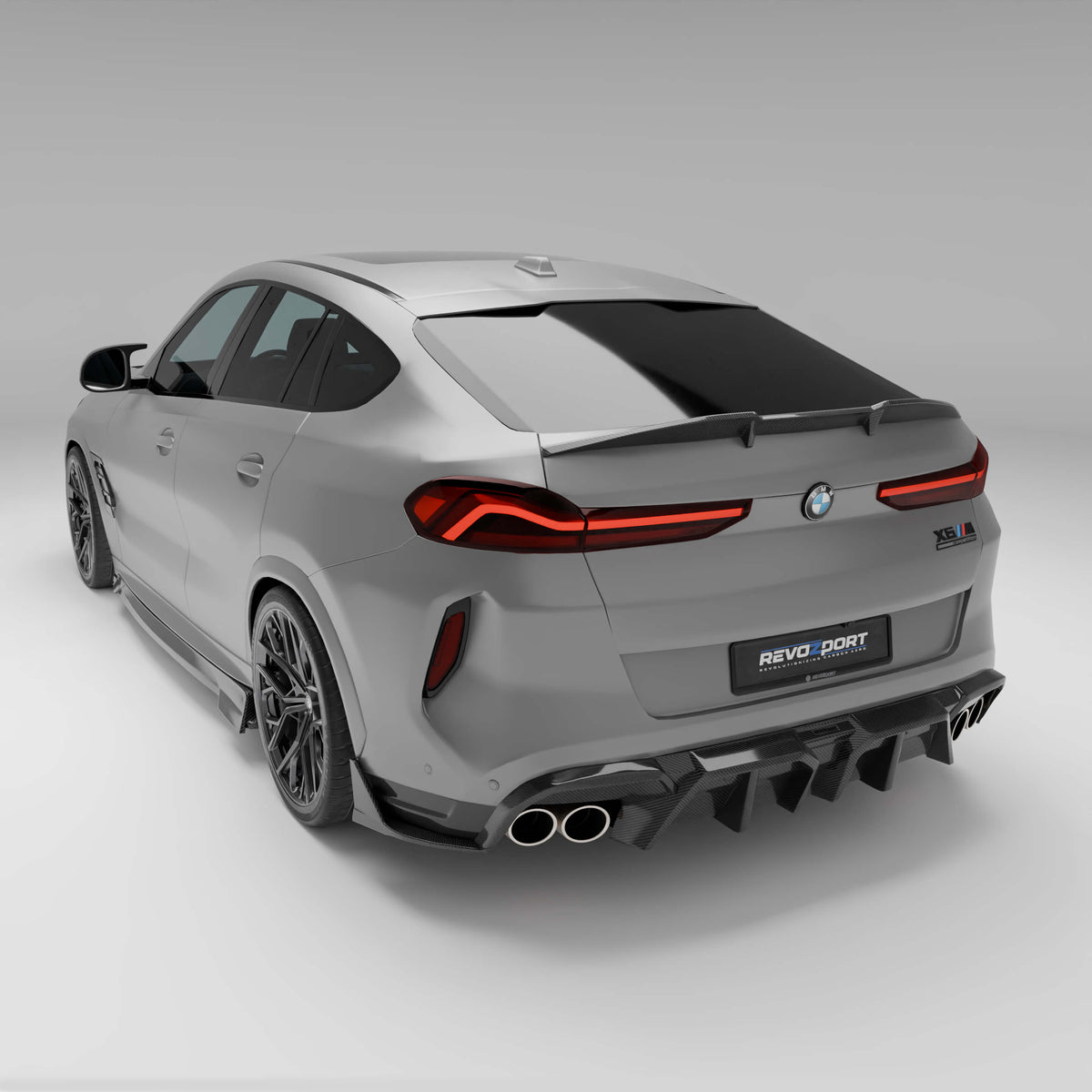 Revozport Spoiler BMW X6M F96 LCI Carbon Fiber Spoiler