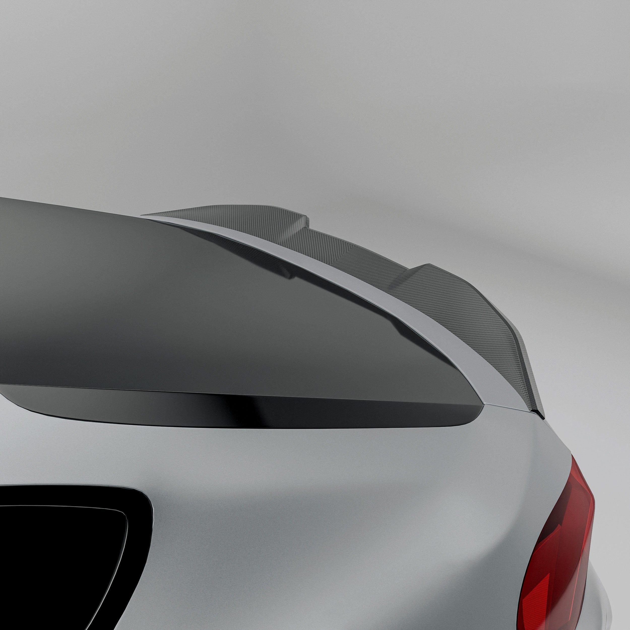 Revozport Spoiler BMW X6M F96 PRE LCI Carbon Fiber Rear Spoiler