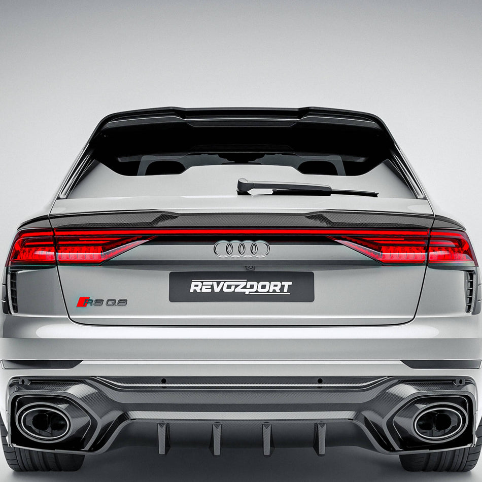 Revozport Spoilers & Wings Audi RSQ8 Pre-LCI Carbon Fiber Mid Spoiler