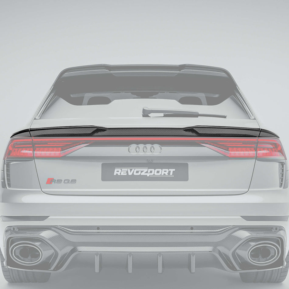 Revozport Spoilers & Wings Audi RSQ8 Pre-LCI Carbon Fiber Mid Spoiler