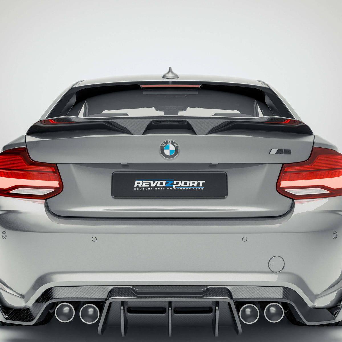 Revozport Spoilers & Wings BMW M2 F87 N55 Carbon Trunk Spoiler