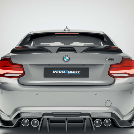 Revozport Spoilers & Wings BMW M2 F87 N55 Carbon Trunk Spoiler
