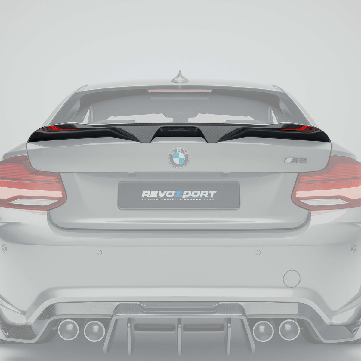 Revozport Spoilers & Wings BMW M2 F87 N55 Carbon Trunk Spoiler