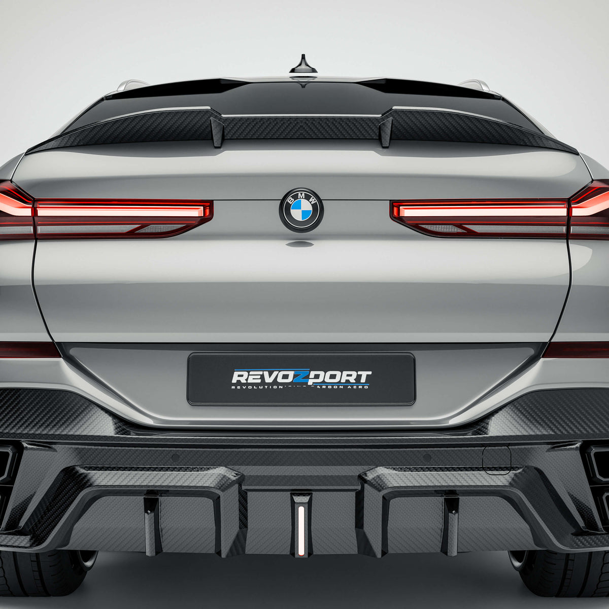 Revozport Spoilers & Wings BMW X6 G06 Pre-LCI Carbon Fiber Rear Spoiler