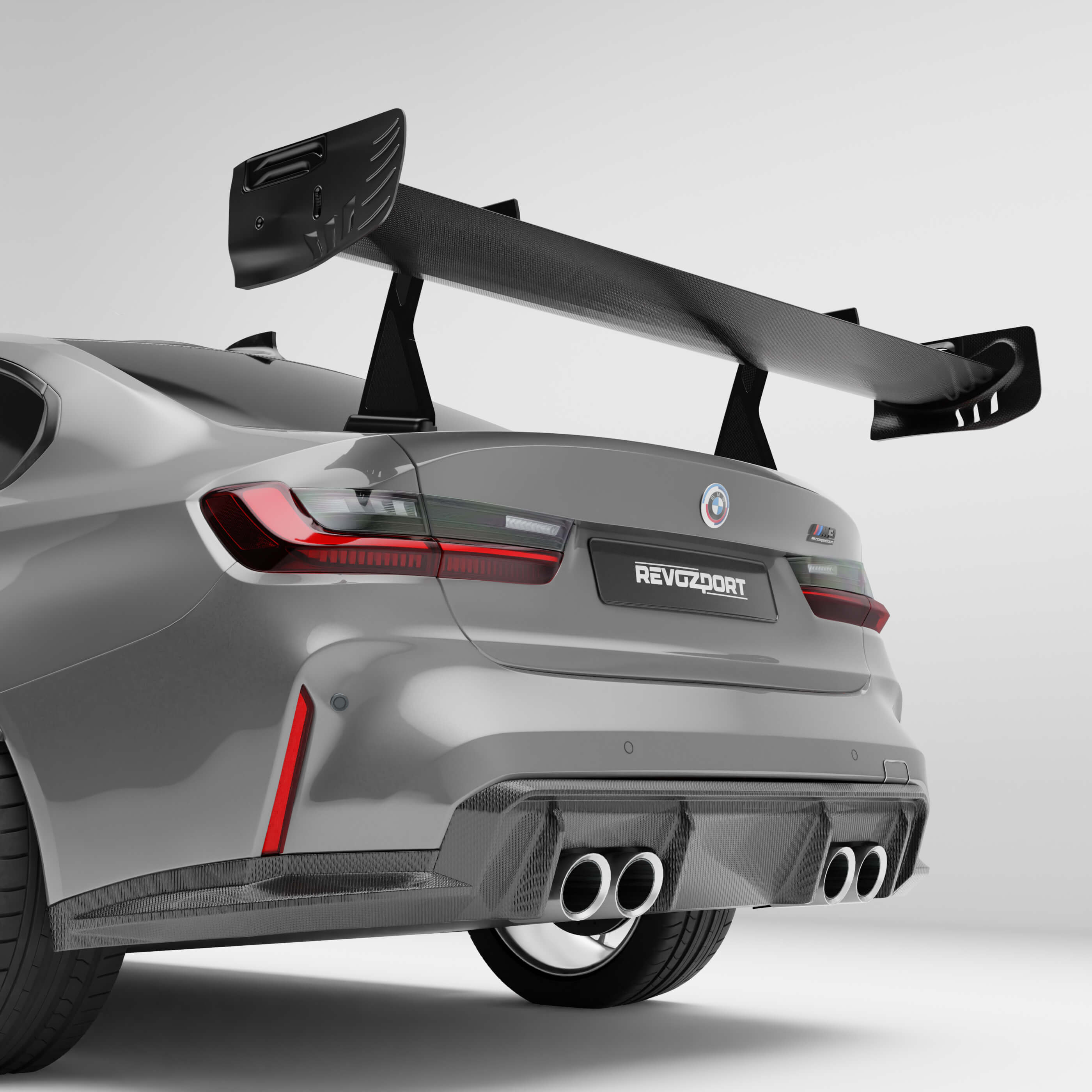 Revozport Trunk BMW M3 G80 Carbon Fiber Aero Rear Trunk