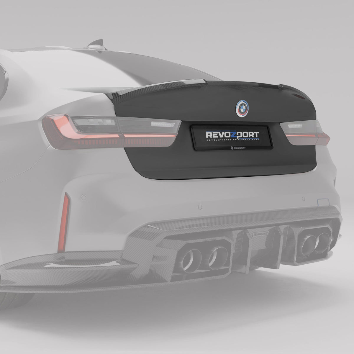 Revozport Trunk BMW M3 G80 Carbon Fiber Rear Trunk