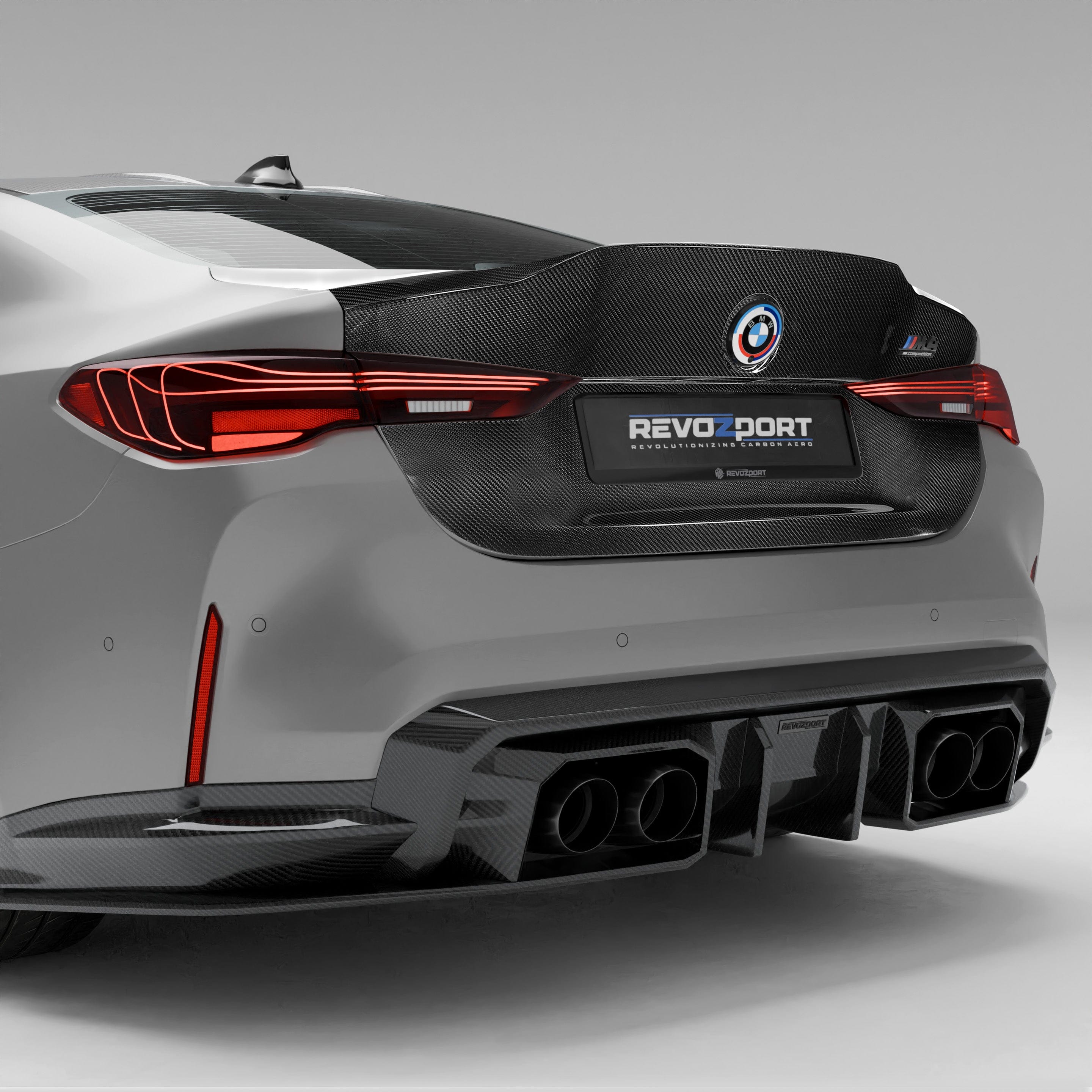 Revozport Trunk BMW M4 G82 Carbon Fiber Trunk Lid