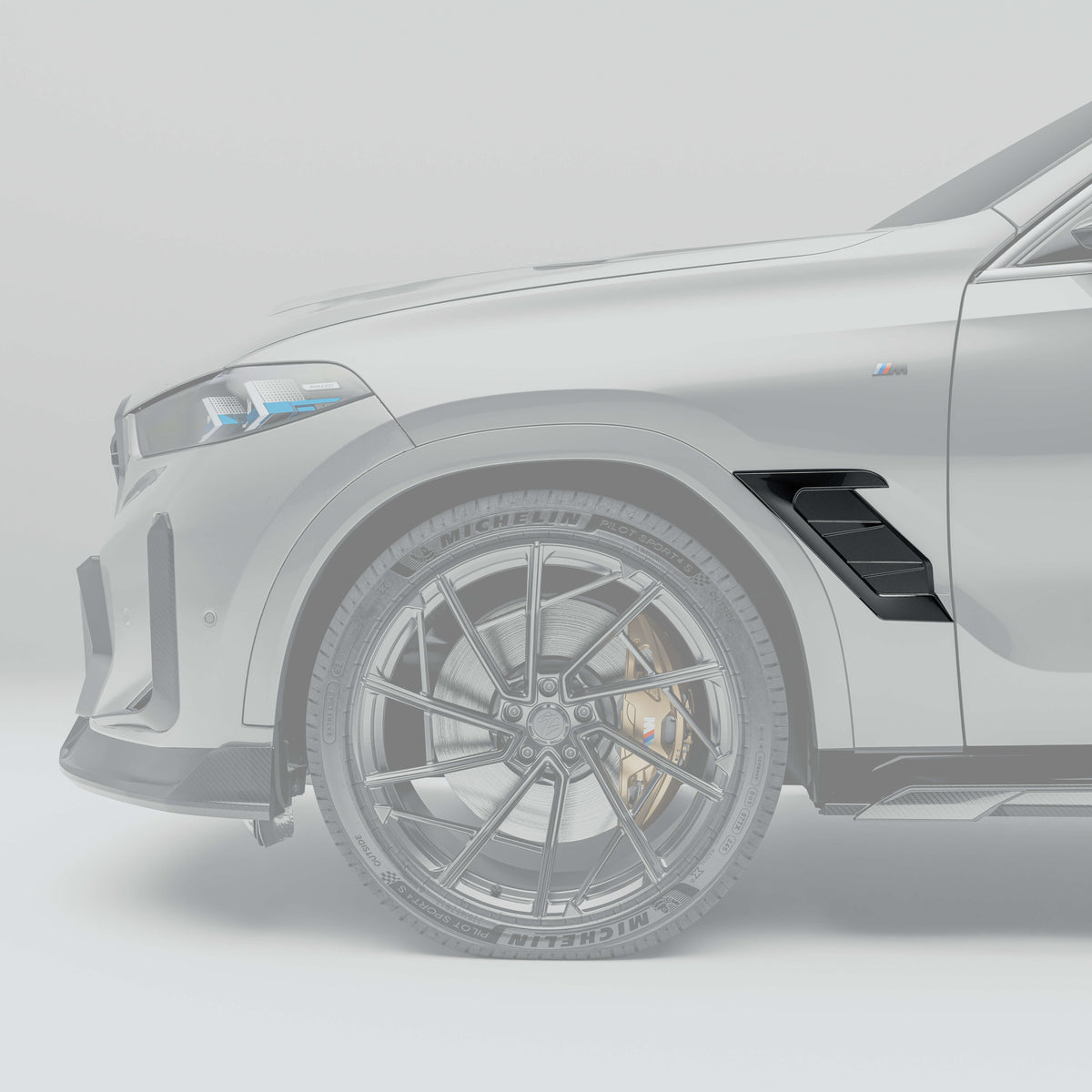Revozport Vents & Ducts BMW X6 G06 LCI Carbon Fiber Side Fender Vents