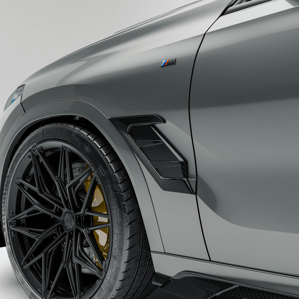 Revozport Vents & Ducts BMW X6 G06 LCI Carbon Fiber Side Fender Vents