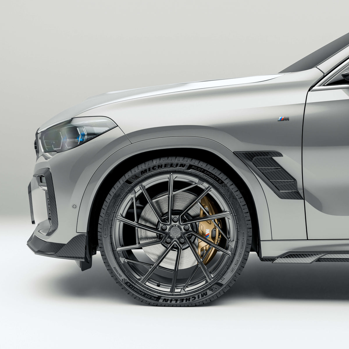 Revozport Vents & Ducts BMW X6 G06 Pre-LCI Carbon Fiber Side Fender Vents