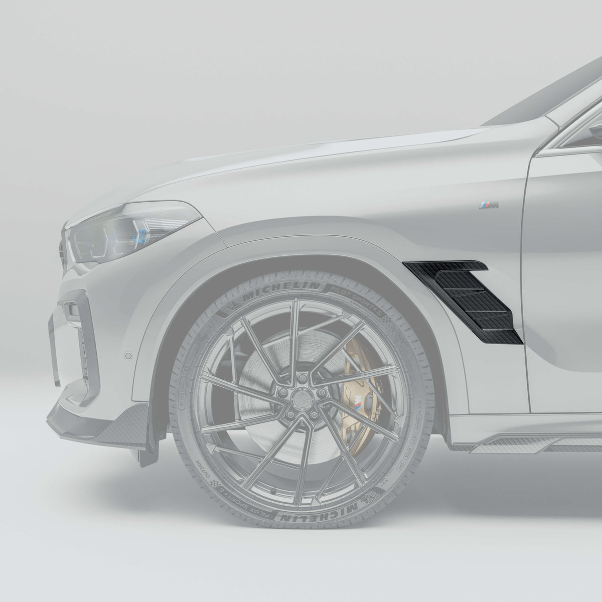 Revozport Vents & Ducts BMW X6 G06 Pre-LCI Carbon Fiber Side Fender Vents