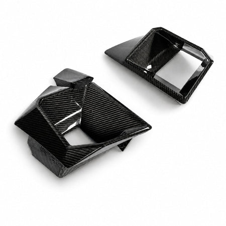 Revozport Vents & Ducts BMW XM G09 Carbon Fiber Front Bumper Vent Trims