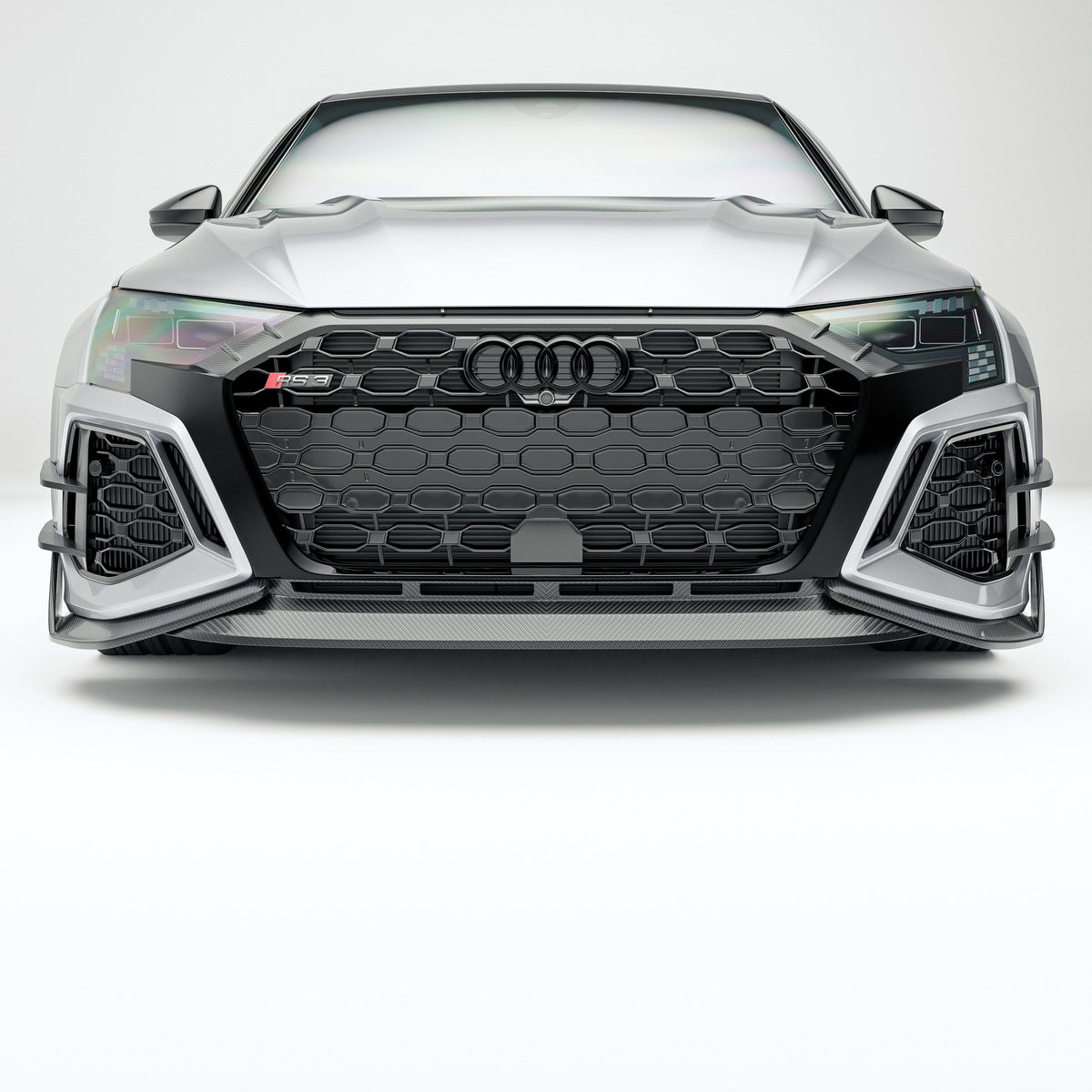 Revozsport Front Lip Audi RS3 8Y Sedan Carbon Fiber Front Lip